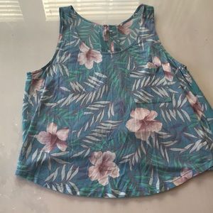Cute Hawaiian Flower Tank Top